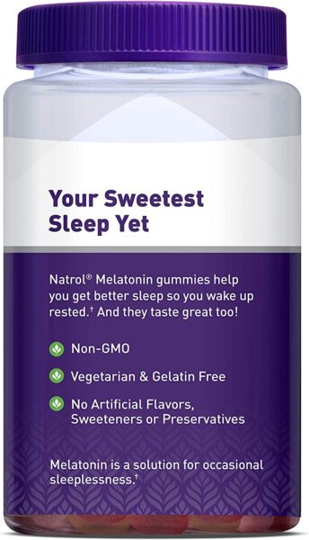 Natrol Melatonina 10 Gomitas - Imagen 2